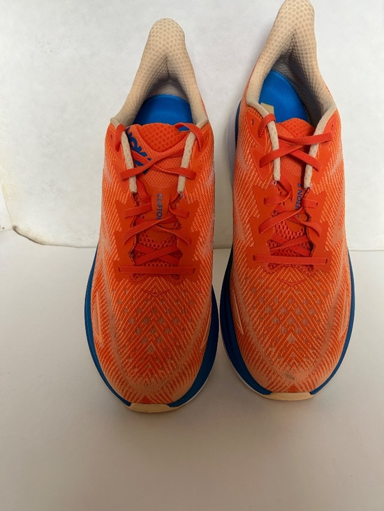 Hoka Clifton 9 Vibrant Orange/Impala Men\'s 12.5D Running Shoes - 1127895 VOIM main image 5